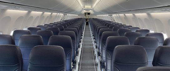Injection moulding aircraft inside