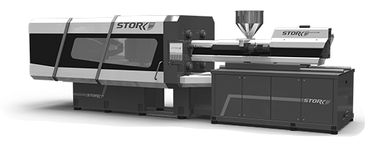 Spuitgiet machine Stork bij AKF Plastics Nederland.